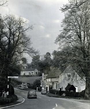 The village of Brandsby in the 1960s.