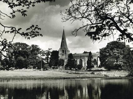 All Saints Church at Brompton By Sawdon, taken in 1949.