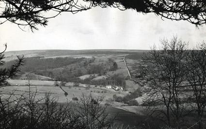 A view of the valley below Gillamoor in 1960.