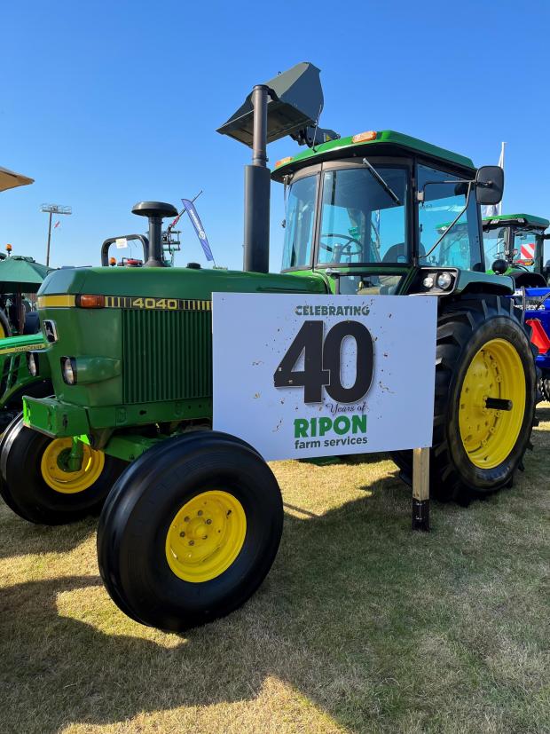 Gazette & Herald: Ripon Farm Services (RFS), will be showcasing the iconic John Deere 4040 tractor, first launched in 1978, to highlight its 40 successful award-winning years in the agricultural industry