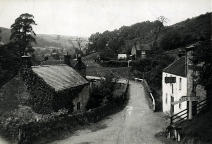 The village of Beckhole in 1936.