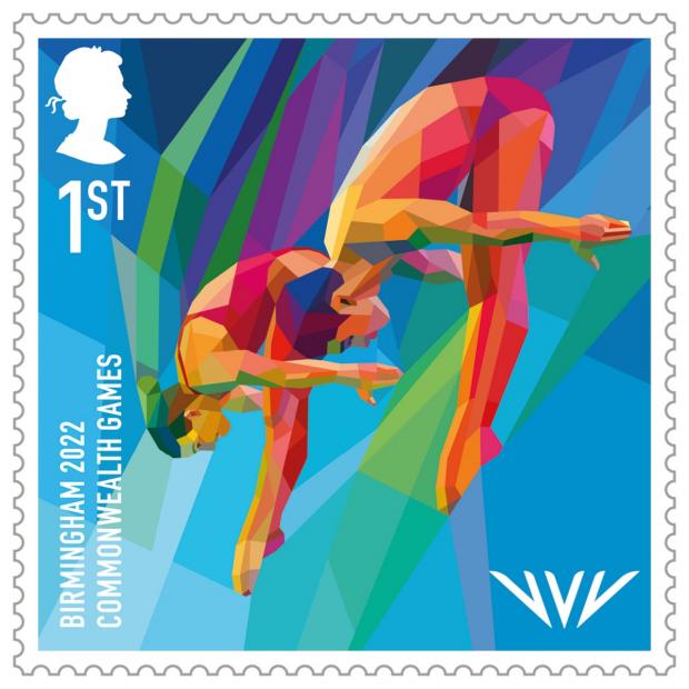 Gazette & Herald: The diving stamp is part of the new collection (Royal Mail/PA)