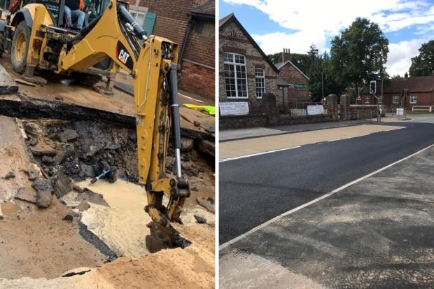 Major road through North Yorkshire reopens after sinkhole
