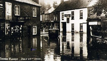 Thirsk floods, July 23, 1930.