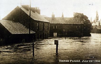 Thirsk floods, July 23, 1930.