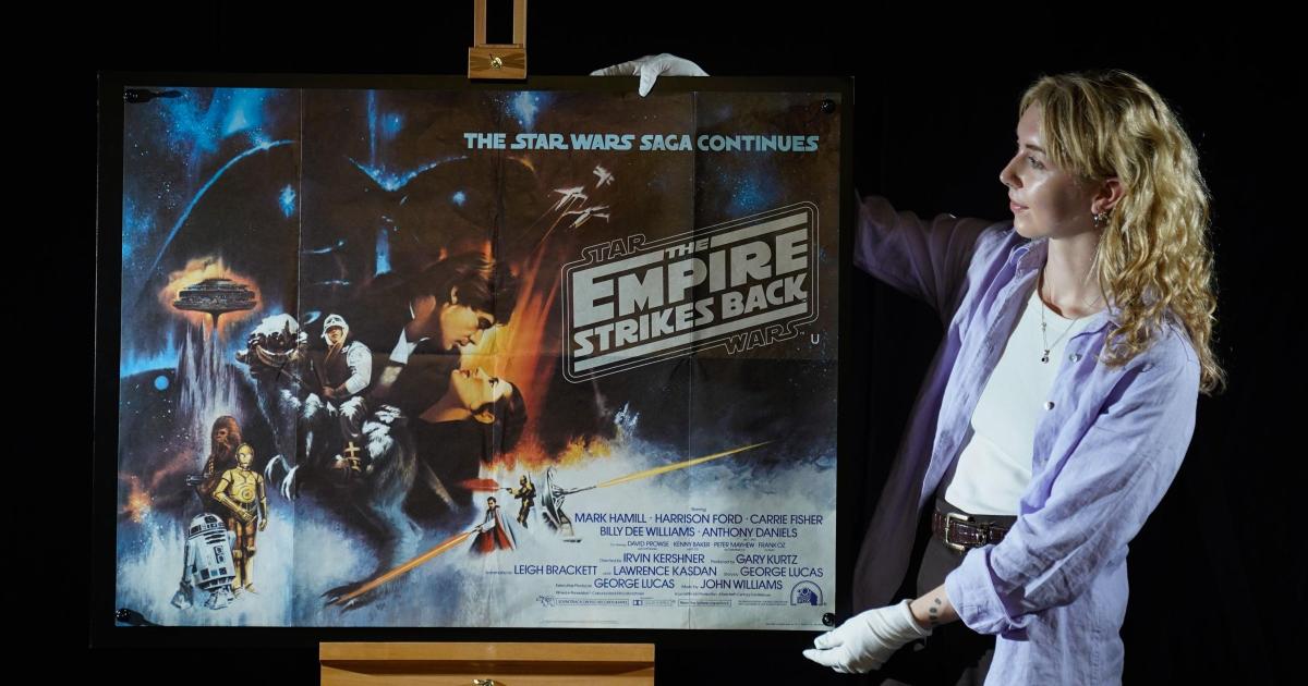 Classic film posters including Star Wars and James Bond up for auction - Vimarsana News