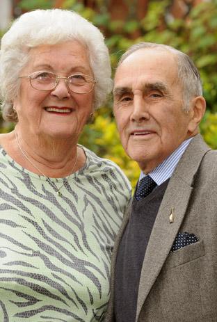 Betty and Michael Eddery from Malton who have
celebrated their diamond wedding.   