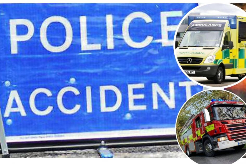 Five people injured after car and motorbike crash in North Yorkshire 