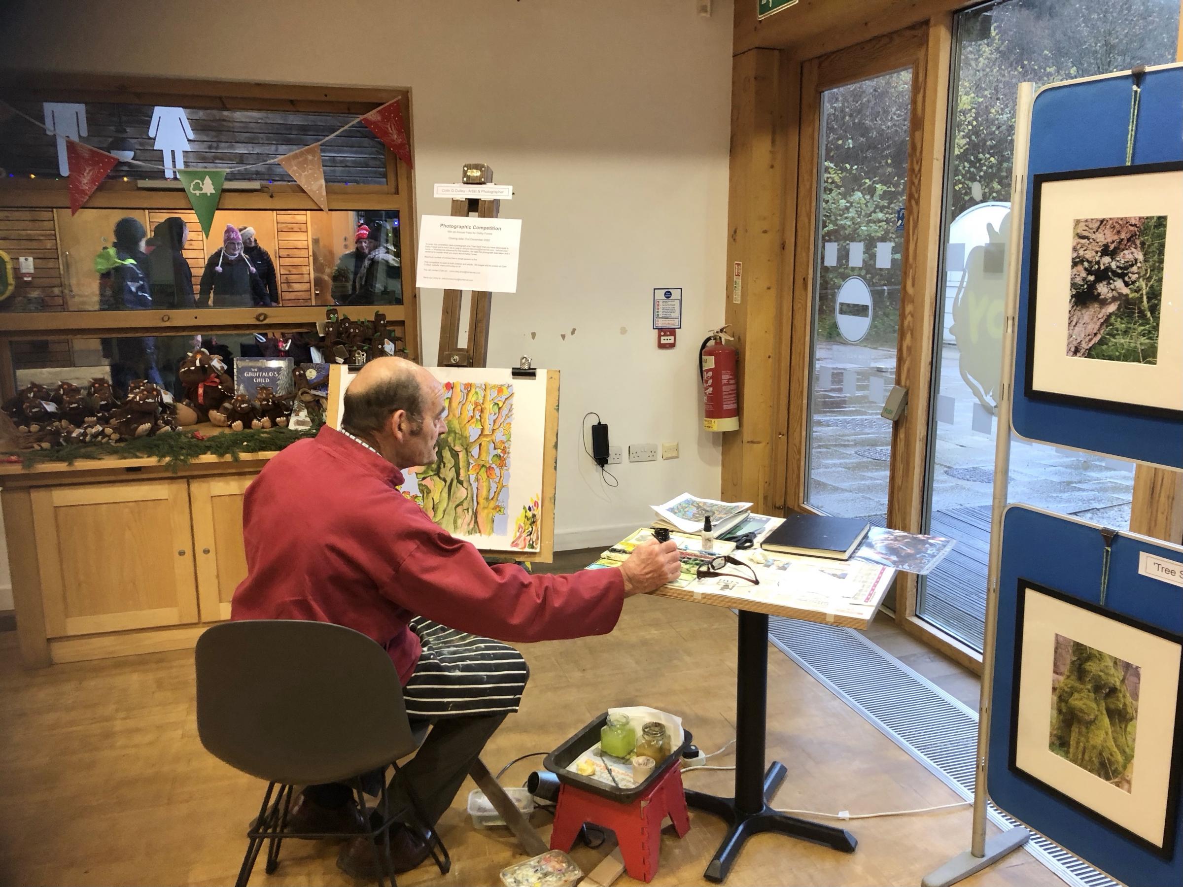 Painting demonstrations held at Dalby Forest for National Tree Week - Vimarsana News