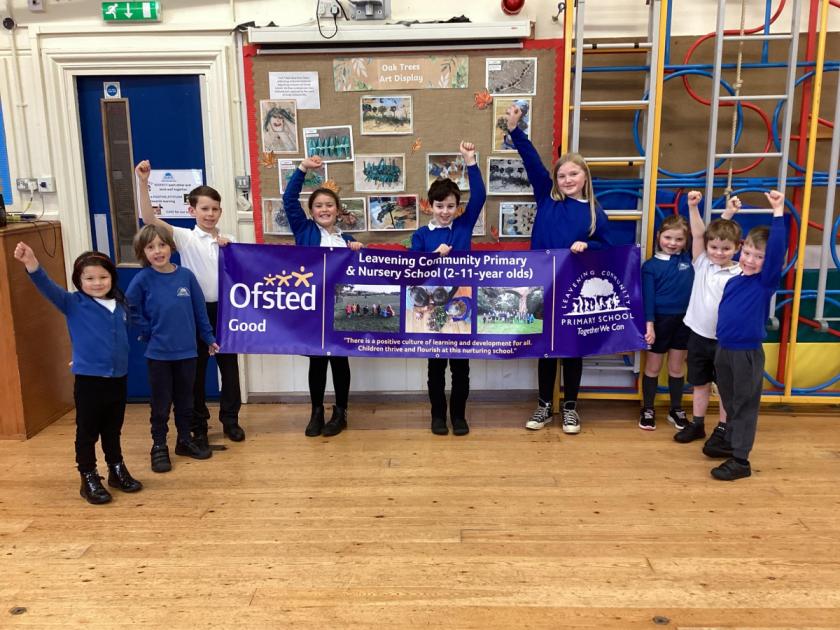 Leavening Primary School judged as 'good' in all areas by Ofsted 