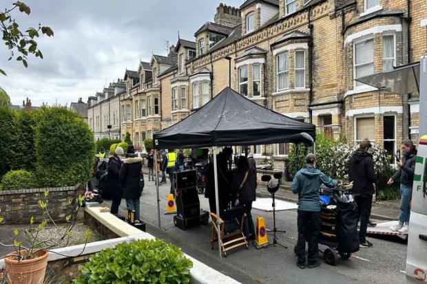 Filming for detective drama Patience has moved to Claremont Terrace off Gillygate