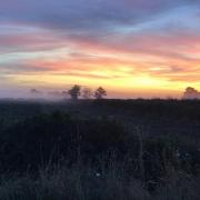 Sunrise over Marishes near Malton    Picture: Dee Briggs