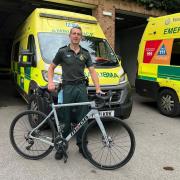 Kev Denby will cycle from London to Edinburgh and back again, to raise money for Saint Catherine’s Hospice