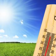 Temperatures hit 40C in North Yorkshire today