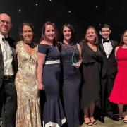The Crombe Wilkinson team with their award