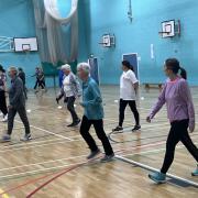 16 new players attended Malton Walking Netball's taster session