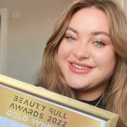 Ellie Fenwick, of Ellie Fenwick Makeup, has won Makeup Artist of the Year for 2022 with Beauty Full Box Awards