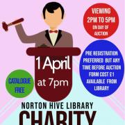 Charity Auction to raise funds to help with running of volunteer-led library.