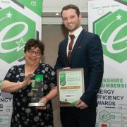 Daniel Cawdron from Eclipse Energy North Ltd (sponsor) and Serena Williams from Ryedale District Council.