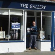 Derek Thrippleton outside his new shop in West End, Kirkbymoorside