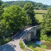 Rievaulx Bridge, a Grade II listed structure that will undergo major repairs from the start of next month (July).