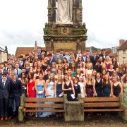 Year 11 pupils from Ryedale School at their prom in Helmsley