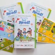 The core pack and stickers for the Ready Set Read! Summer Reading Challenge