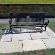 A bench has been installed in memory of Beryl and Edwin Cooke