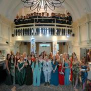 Year 13 students from Lady Lumley's celebrate their prom night