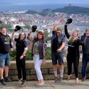 The Route YC team on Oliver's Mount in Scarborough