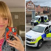 Specialist police units were seen in King's Staith earlier today as officers continue to search for missing Louise Brown