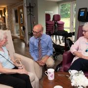 North Yorkshire Council’s executive member for health and adult services, Cllr Michael Harrison, pictured during a visit to the Bransdale View Extra Care development in Helmsley.