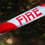 A fire has been started deliberately near Fulford School in York
