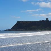 Nick Fletcher's photo of Scarborough Castle in the sunshine.