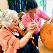 Bewitching tricks and spooky treats were on offer at a Norton care home