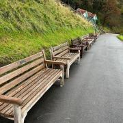 There are hundreds of memorial benches all over Scarborough