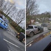 The crash at Whixley cross roads