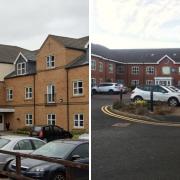 Rawcliffe Manor Care Home (left) and Amarna House Care  Home (right)