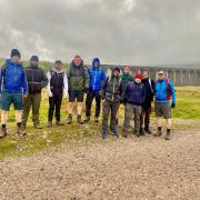 The Yorkshire Three Peaks Challenge group