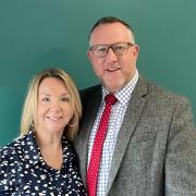 Terrington Halll Prep School is delighted to announce the appointment of a new headteacher Huw Thomas pictured with his wife Becca.