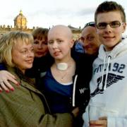 Laura with mum Emma and boyfriend Jaden when they managed to get to the Olly Murs concert at Castle Howard