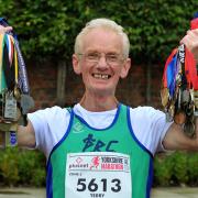 Veteran marathon man Terry Greene who is to run his 100th marathon