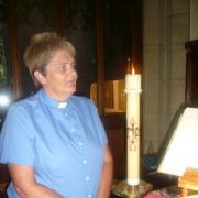 : Reverend Rachel Hirst, vicar at St Peter’s Church, in Norton, where a service was held as part of the First World War commemorations