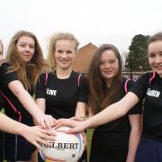 Malton School netballers Maddie Craggs, Neve Leggett, Olive Ferguson, Niamh Creber and Lauren Gregory, who have been selected to take part in the England Netball Performance Pathway programme