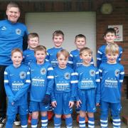 Old Malton Under-8s have a new home strip thanks to Malton Marquees.  Team manager Rodney Lee said: “I would like to thank Andy Nicholls of Malton Marquees for sponsoring the team and providing them with their new kit.”
