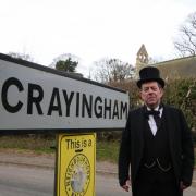 VICTORIAN VALUES: Actor Chris Cade in character as George Hudson in Scrayingham