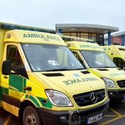 Ambulances at York Hospital. Picture: Frank Dwyer