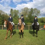 Queen Mary’s School equestrian team at the Royal Windsor Horse Show, where they came 14th out of 38 teams earlier this month