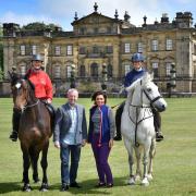 Getting ready for charity ride at Duncombe Park, from left, Janet Cochrane (Ride Yorkshire), Rob Davies (RSF), Lisa Wilson-Kallagher (Parnaby’s) and Lucy Frost (Ride Yorkshire)   Picture: Frank Dwyer