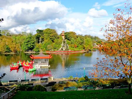 Peasholm Park in Scarborough looking autumnal by Nick Fletcher.